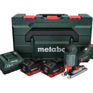 Zertifiziert Metabo STA 18 LTX 100 Akku Stichsäge 18 V + 2x Akku 10,0 Ah + Ladegerät + metaBOX