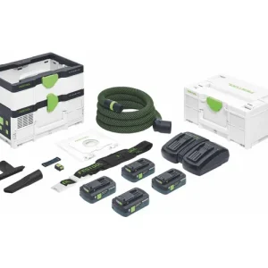 Zertifiziert Festool CTMC SYS HPC 4,0 I-Plus Akku Absaugmobil 36 V ( 2x 18 V ) Staubkl. M ( 576942 ) + 4x Akku 4,0 Ah + Ladegerät + Systainer