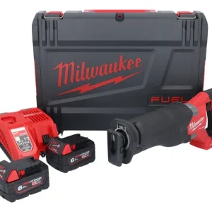 Günstig Milwaukee M18 ONEFSZ-602X Akku Recipro Säbelsäge 18 V Brushless + 2x Akku 6,0 Ah + Ladegerät +HD Box