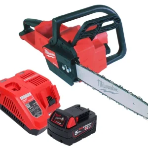Nur Für Kurze Zeit Milwaukee M18 FCHS35-501 Akku Kettensäge 18 V 35 cm 12,4 m/s + 1x Akku 5,0 Ah + Ladegerät