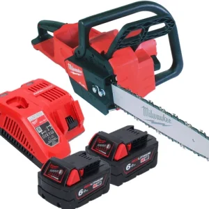 Milwaukee M18 FCHS35-602 Akku Kettensäge 18 V 35 cm 12,4 m/s + 2x Akku 6,0 Ah + Ladegerät Billig
