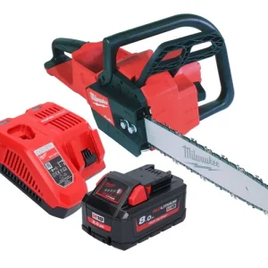 Nur Heute Milwaukee M18 FCHS35-801 Akku Kettensäge 18 V 35 cm 12,4 m/s + 1x Akku 8,0 Ah + Ladegerät