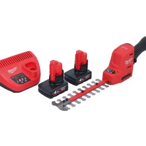 Meistverkauft Milwaukee M12 FHT20-402 Akku Strauchschere 12 V 20 cm Brushless ( 4933479676 ) + 2x Akku 4,0 Ah + Ladegerät