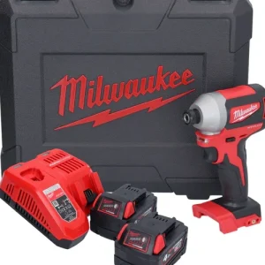 Milwaukee M18 CBLID-402C Akku Schlagschrauber 18 V 180 Nm 1/4" Brushless + 2x Akku 4,0 Ah + Ladegerät + Koffer ( 4933464534 ) Jetzt Kaufen