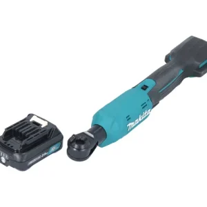 Makita WR 100 DA1 Akku Ratschenschrauber 12 V 47,5 Nm 1/4" 3/8" + 1x Akku 2,0 Ah - ohne Ladegerät Letzte Chance