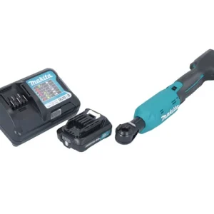 Makita WR 100 DWA1 Akku Ratschenschrauber 12 V 47,5 Nm 1/4" 3/8" + 1x Akku 2,0 Ah + Ladegerät Preisreduziert