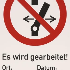 KS TOOLS Warnschild Geerdet ( 117.2482 ) Direktkauf