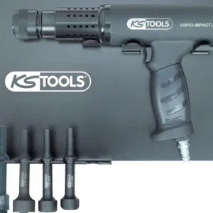 KS TOOLS Vibro-Impact Druckluft-Meißelhammer-Satz, 6-tlg ( 515.3880 ) Kostenfreie Lieferung