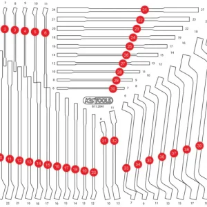 Markenware KS TOOLS Leere Schaumstoffeinlage zu 811.2041 ( 811.2041-97 )