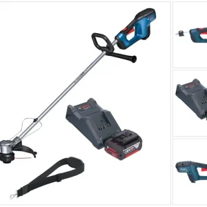 Zertifiziert Bosch GRT 18V-33 Professional Akku Rasentrimmer 18 V 330 mm Brushless + 1x Akku 4,0 Ah + Ladegerät