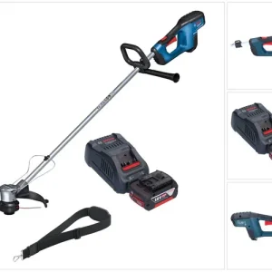 Zertifiziert Bosch GRT 18V-33 Professional Akku Rasentrimmer 18 V 330 mm Brushless + 1x Akku 5,0 Ah + Ladegerät