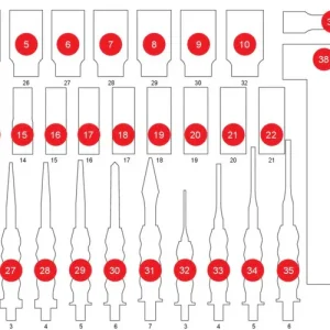 Schnäppchen KS TOOLS Leere Schaumstoffeinlage zu 813.0040 ( 813.0040-97 )