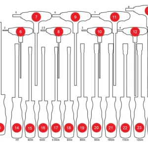 KS TOOLS Leere Schaumstoffeinlage zu 813.0042 ( 813.0042-97 ) Sonderaktion