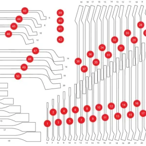 KS TOOLS Leere Schaumstoffeinlage zu 813.0057 ( 813.0057-97 ) Jetzt Bestellen
