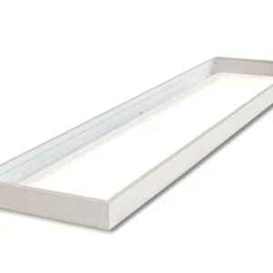 Meistverkauft Aufbaurahmen für LED-Panel 1200x300 mm, weiß, Aluminium