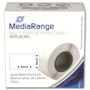 MEDIARANGE Papieretiketten MRDY99010 ersetzt Dymo 99010/S0722370 Top-Angebot