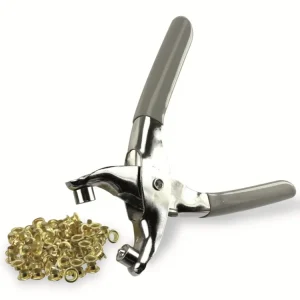 Zertifiziert MASTERPROOF Ösen Zange mit 100 ösen, 4,5 mm