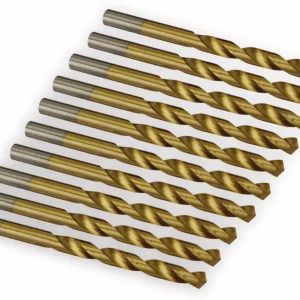 Zertifiziert DAYTOOLS HSS-Spiralbohrer, titaniumbeschichtet, Ø 7,50 mm, 10 Stück
