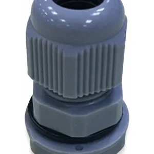 Zertifiziert KSS Kabelverschraubung, M25, Silber-Grau, 13 bis 18