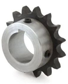 Zertifiziert Kettenrad 06B-1, Z=25 gehärtete Zähne Bohrung 18H7 + Nut n. DIN6885/1 +2x Gewinde (1x auf Nut, 1x 90° versetzt)