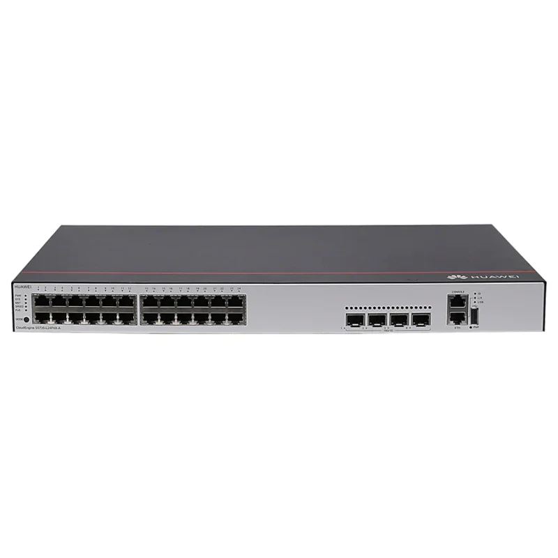 Zertifiziert HUAWEI CloudEngine S5735-L24P4X-A - 24-Port Switch (24x Ethernet 10/100/1000 | 4x 10 GE SFP+ | 1U HE | PoE+)