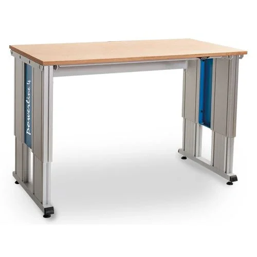 Zertifiziert Bedrunka+Hirth Powerline 4 base frame with worktop beech multiplex 40 mm, depth 750, electric height adjustment