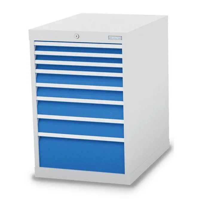 Zertifiziert Bedrunka+Hirth drawer cabinet, depth 736 mm, R 18-24, number of drawers: 8