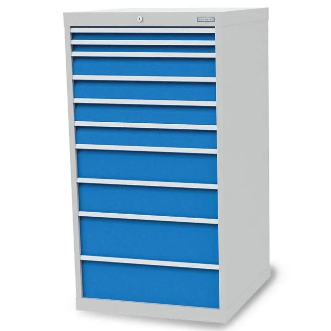 Zertifiziert Bedrunka+Hirth drawer cabinet, depth 736 mm, R 24-24, number of drawers: 10