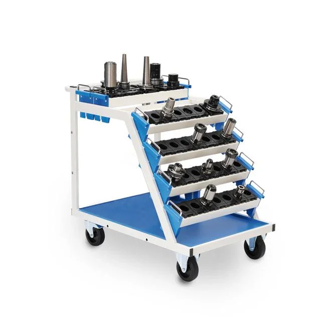 Zertifiziert Bedrunka+Hirth CNC transport trolley, incl. 6 x CNC tool holder carrier 600 (WAT)