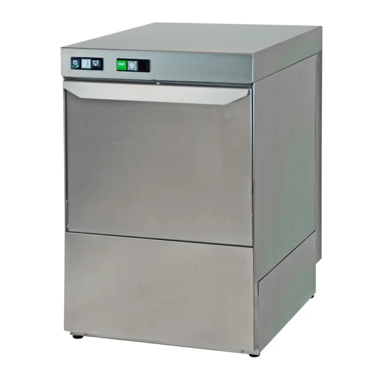 Zertifiziert COMBISTEEL SL FRONT-OPERATED DISHWASHER 500-230 DP WITH WASTE WATER PUMP
